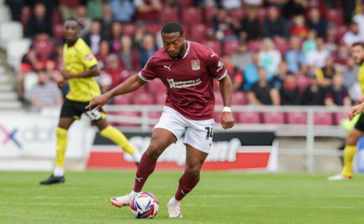 Ali Koiki in Action for Northampton Town