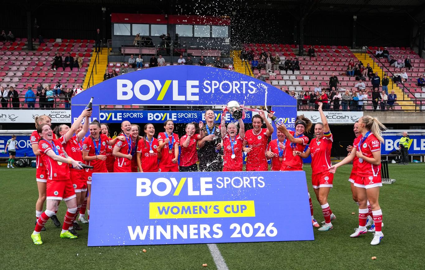 Cliftonville stripped of Women's Cup title after registration breach