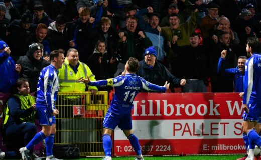 Coleraine Celebrate Dramatic Comeback at Larne