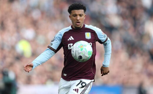 Jadon Sancho at Aston Villa
