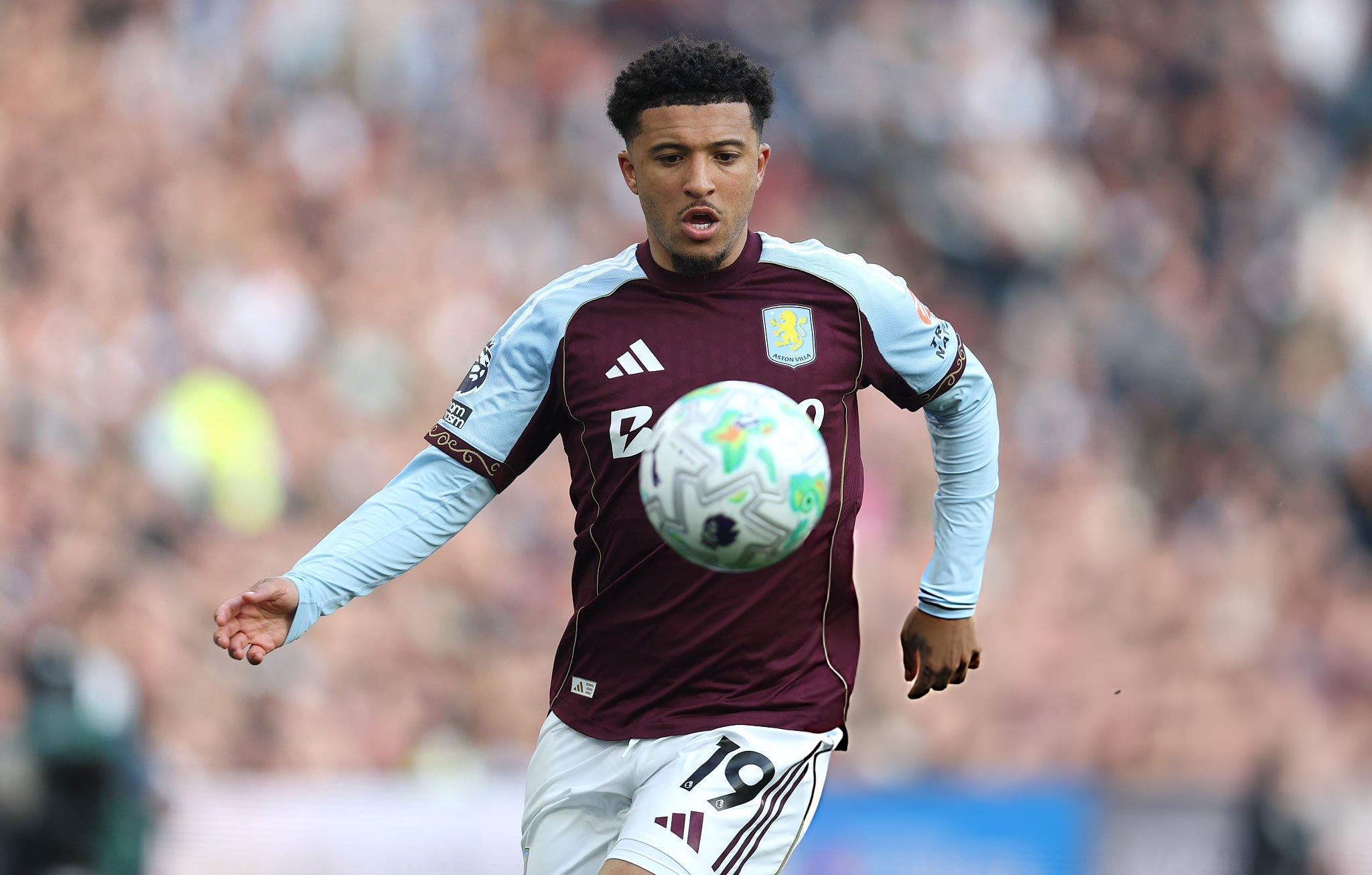 Jadon Sancho at Aston Villa