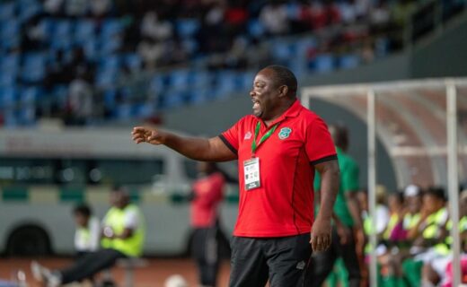 Lovemore Fazili Directs Malawi from the Touchline