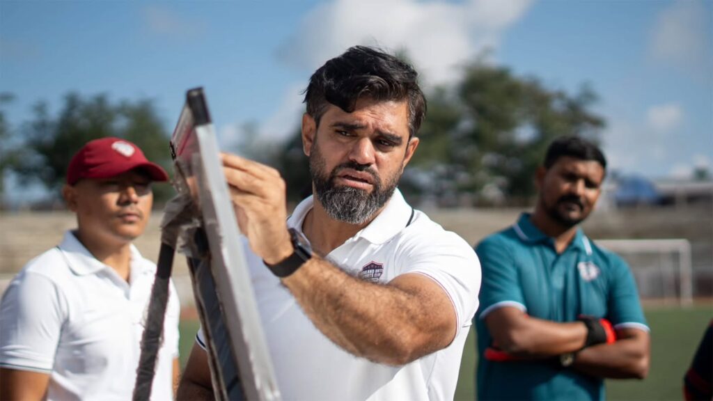 Nagalnd United manager Kaizad Ambapardiwalla