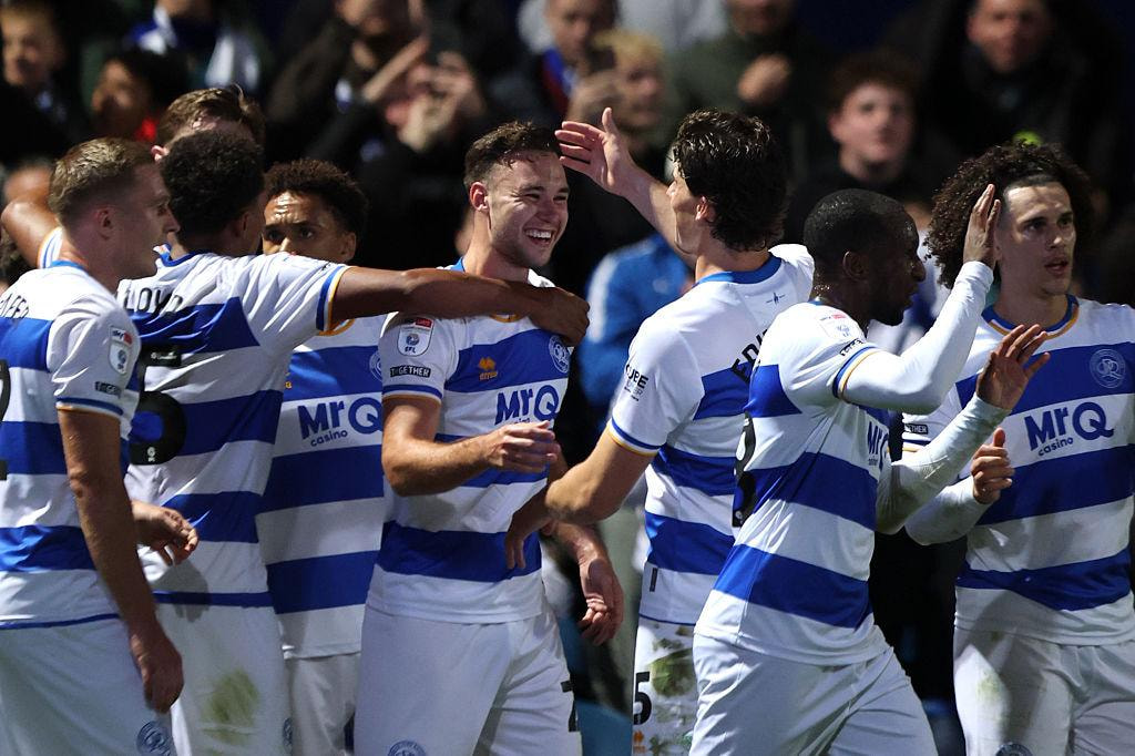 QPR Players Celebrate During the 2026 27 Championship Season