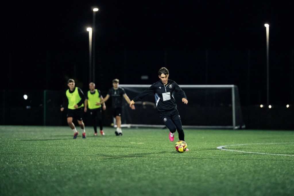 Real Bedford players training